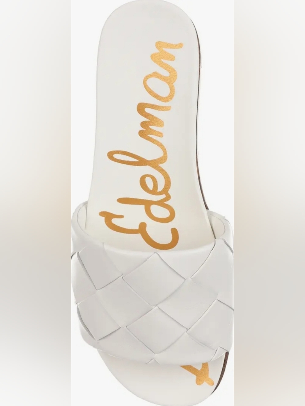 Size 11 - 🆕️ Sam Edelman Women's Woven Platform Slide Sandals - White - Picture 5 of 11